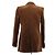 Saint Laurent Braune Cordjacke - Ansicht 2