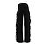 Blumarine Joggers negros con volantes de algodón - vista 2