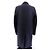 Acne Langer dunkelblauer Wollmantel Marineblau - Ansicht 2