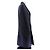 Acne Langer dunkelblauer Wollmantel Marineblau - Ansicht 3