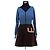 Louis Vuitton Abito blu e marrone Autunno 2014 Ghesquiere