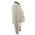 Giacca in pelle Louis Vuitton crema con colletto nero Beige - vista 3