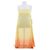 Jacquemus Abito "Helado" giallo e arancione