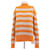 Jacquemus Jersey a rayas naranja de algodón  - vista 1