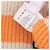 Jacquemus Jersey a rayas naranja de algodón  - vista 6