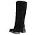 Nodaleto Botas "Bulla solal" de terciopelo Negro