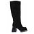 Nodaleto Botas "Bulla solal" de terciopelo Negro - vista 2