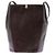 Autre Marque Borsa 'Odile' marrone in pelle