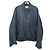 Autre Marque SIMPLE PROJECT Black Leather-Effect Jacket XL