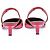 Autre Marque Rote Leder-Slingbacks - Ansicht 5