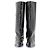 Autre Marque Botas "Ellie" negras de cuero efecto cocodrilo Negro - vista 4