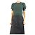 Paige Jeans Top de cachemira acanalada verde con mangas abullonadas - talla S