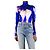 Phoebe Philo Purple printed high-neck top - size XS