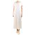The row Weißes T-Shirt-Kleid mit kurzen Ärmeln - Größe M