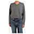 Autre Marque Grauer V-Ausschnitt-Pullover - Größe XS  - Ansicht 3