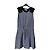 Autre Marque Naja Lauf Seiden Midi Kleid schwarz grau