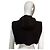 Sciarpa Soeur in Lana Merino Marrone con Collo Alto - vista 4