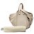 LOEWE Borsa Hammock in pelle di vitello granata media marrone Beige - vista 8