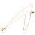 Collana Pendente CC Placcata Oro Chanel D'oro