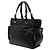 Chanel Grande Borsa Biarritz Parigi in Tela Trapuntata Nera Nero - vista 2