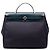 Hermès Blue Toile Herbag MM Blu navy