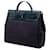 Hermès Blue Toile Herbag MM Blu navy - vista 2