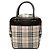 Burberry Beiger Hauscheck-Canvas-Handtasche