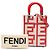 Fendi Mini Borsa Sunshine Shopper in Pelle Bianca Marc Jacobs Bianco - vista 12