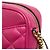 Versace La Medusa Kamera Tasche aus rosa gestepptem Lammleder Pink - Ansicht 9