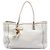 Gucci Bella Medium Leder Tote in Weiß Roh