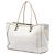 Gucci Bella Medium Leder Tote in Weiß Roh - Ansicht 2