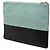 Céline Celine Blaue Bicolor Lammleder Solo Clutch Hellblau - Ansicht 2