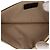 Clutch de cuero beige con tachuelas Fendi de muñeca delgada - vista 4