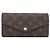 Portafoglio Sarah Monogram Louis Vuitton Marrone Rosa