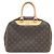 Borsa a mano Bowling Vanity Monogram Louis Vuitton Marrone - vista 2