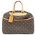 Borsa a mano Bowling Vanity Monogram Louis Vuitton Marrone