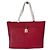 Furla rote Tasche aus genarbtem Leder Golden