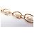 VINTAGE CHANEL KETTE PERLEN IN KÄFIG GÜRTEL HALSKETTE PERLEN T110 Golden - Ansicht 5