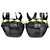 SANDALI UNCHAIN ANKLE LOUIS VUITTON 1A1J5U 37.5 PELLE NERA Nero - vista 4