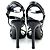 SANDALI UNCHAIN ANKLE LOUIS VUITTON 1A1J5U 37.5 PELLE NERA Nero - vista 5