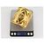 BRACCIALE VINTAGE CHANEL MANCHETTE APERTA QUILT LOGO CC 18 CM ORO D'oro - vista 8