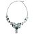 Collana Geometrica Swarovski Reload in Rodio Multicolore