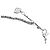Collana Geometrica Swarovski Reload in Rodio Multicolore - vista 5
