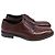 Scarpe Derby a punta in pelle marrone Salvatore Ferragamo Rosso - vista 2