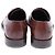 Scarpe Derby a punta in pelle marrone Salvatore Ferragamo Rosso - vista 5