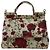 Bolsa Medium Miss Sicily de Dolce & Gabbana em couro com estampa floral