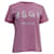 Camiseta de algodón rosa con estampado de logo MSGM  - vista 1