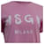 Camiseta de algodón rosa con estampado de logo MSGM  - vista 2