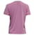 Camiseta de algodón rosa con estampado de logo MSGM  - vista 4