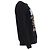 Gucci AC-DC bedruckter Sweatshirt aus schwarzer Baumwolle - Ansicht 3